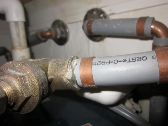 Polybutylene plumbing in home, Lehigh, Florida