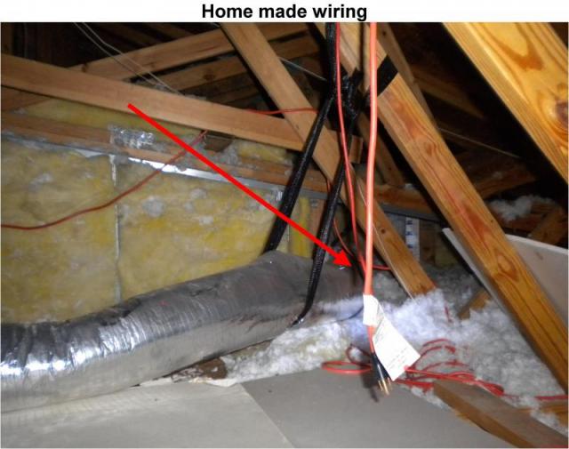 Attic wiring