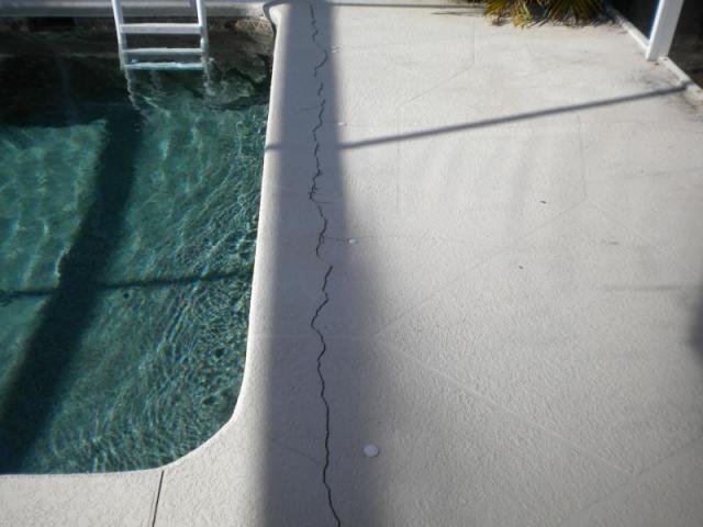 Deck settlement/pool problem Cape Coral, Fl.