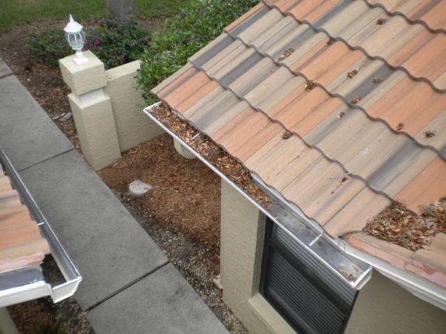 Clean gutters